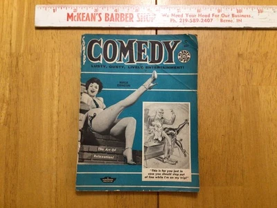 Comedy Digest Magazine, Humorama, May 1960;  Bill Ward GGA Cartoons, Betty Page - Image 1 of 4