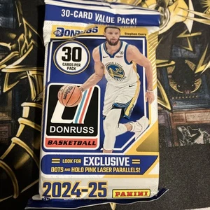 2024-25 Panini Donruss Basketball NBA Fat Packs 🏀 Factory Sealed Brand New🔥 - Picture 1 of 9