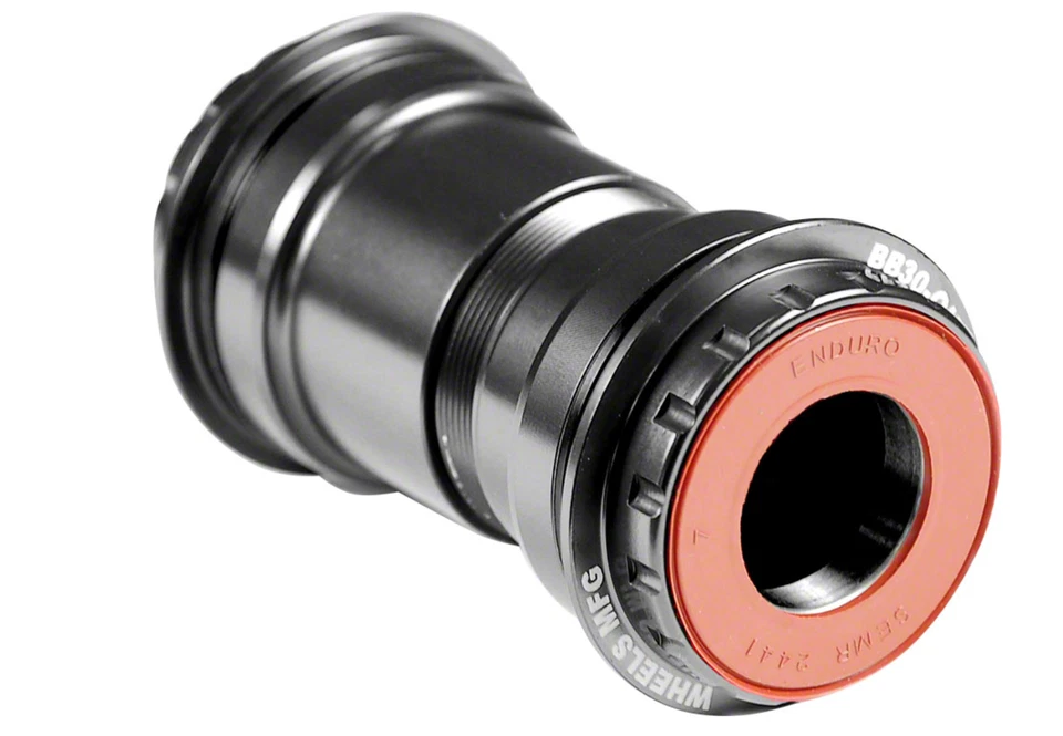 Wheels Manufacturing BB30 to Shimano Bottom Bracket with ABEC-3 Bearings Black C - Image 1 of 2