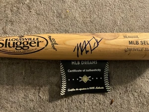 ARIZONA DIAMONDBACKS  ORIOLES ANGELS MARK TRUMBO SIGNED  GAME USED BAT  COA RARE - Picture 1 of 5