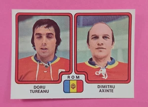 Tarjeta de hockey Doru T + Dimitru A 1979 Panini pegatinas #316 Rumania - Imagen 1 de 2
