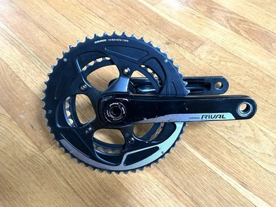 SRAM Rival 22 11 Speed Road Crankset 172.5mm 52/36T BB30 PF30 110 BCD 5 Bolts - Image 1 of 4