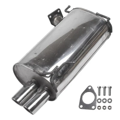 Stainless Steel Exhaust Rear Muffler fits: 2007-2013 Mitsubishi Outlander 3.0L - Image 1 of 4