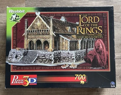 Puzzle 3D Lord Of The Rings Golden Hall Edoras 742pc Puzz Model Wrebbit LOTR HTF - Image 1 of 4