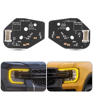 Yellow LED Daytime Running Light LED Board Chips For Ford Ranger 2023 2024 2025 - Picture 1 of 17
