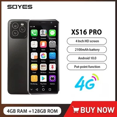 Smartphone Unlocked 4“ SOYES XS16 Pro 4G+128G Mini 4G Cell Phones Android 8 Core - Image 1 of 4
