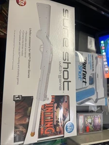 Nintendo Wii Perfect Shot And Sure Shot W Game North American Extravanganza - Picture 1 of 6