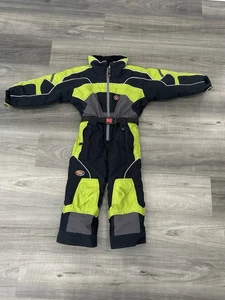 Kids Obermeyer Team OBX Snowsuit Infant Preschool Size 4 Black Green - Picture 1 of 7