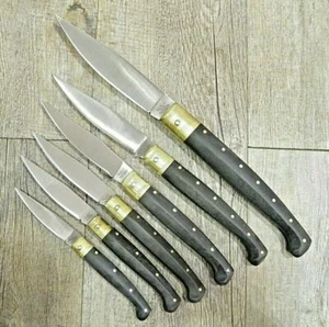 COLTELLO SARDEGNA SARDO PATTADA MANICO IN RESINA nera uso quotidiano Ruju - Imagen 1 de 2