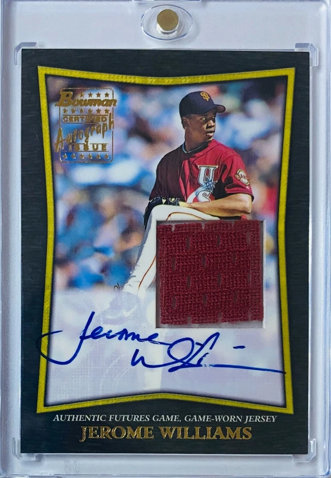 2002 Bowman Futures Game Автограф Реликвии #RGAJ-JW Джером Уильямс (AU/MEM) - Изображение 1 из 2