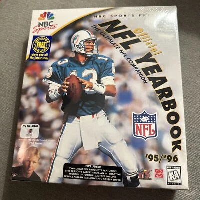 NBC Sports Oficial NFL Anuario PC CD-Rom '95 / '96 PC Juego (1995) - Nuevo Precintado Foto 1 de 4