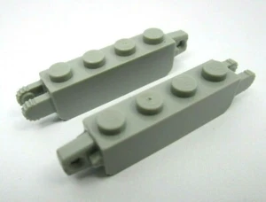 Lego x2 OldGray Scharnierstein 1x4 Ref 30387 - Bild 1 von 1