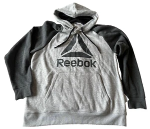 REEBOK MESH CAMO HOODIE - UK SIZE XL - GRAU - NEU MIT ETIKETT - Bild 1 von 3