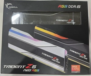 G.SKILL Z5 RGB DR5 RAM 32GB (2x16GB) DDR5-6000, F5-6000J3038F16GX2-TZ5NR - Picture 1 of 5