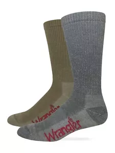 Wrangler Mens Lightweight Merino Wool Everyday Crew Socks 1 Pair Pack - Picture 1 of 7