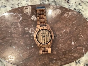 Bewell Natural Wood Watch for Men - Eco-Friendly Style Working - Picture 1 of 4
