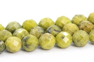 Cuentas sueltas redondas facetadas facetadas amarillas naturales genuinas verde turquesa grado A de 5 mm - Imagen 1 de 4