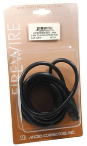 Conector FIREWIRE IEEE1394B de 6 pies de 9 pines a 9 pines 6' pies 9P-9P 9-9 1394B - Nuevo - Imagen 1 de 1