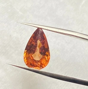 RARO 5,54 CTS CIRCÓN AUSTRALIANO COMPLETO FUEGO Y OJOS LIMPIO, 13 X 8,6 X 5,5 MM, SI - Imagen 1 de 3