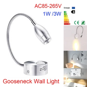 Lámpara flexible de cuello de ganso con manguera de 3 W - Imagen 1 de 12