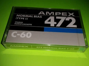AMPEX 472 C-60 NEW SEALED studio audio cassette Canada / USA Edition - Bild 1 von 3