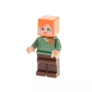 1x Lego Minifigure Minecraft Alex Legs Red Brown 21128 973pb2186c01 min017 - Picture 1 of 2