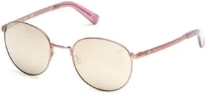 Kenneth Cole KC7199/29C Rose Gold Round Smoke Mirror 53-21-140 Unisex Sunglasses - Picture 1 of 1