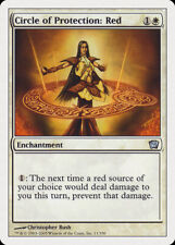 4x Circle of Protection: Red - LP - 9th Edition - SPARROW MAGIC mtg