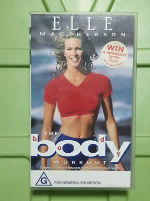 Elle Macpherson The Body Workout Vhs Fitness Diet Supermodel Exercise Watched Wo - Image 1 of 4