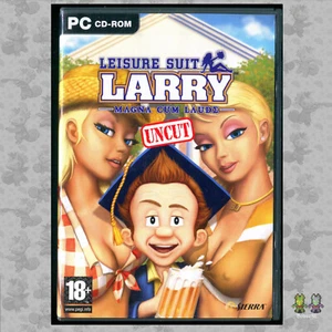 Leisure Suit Larry: Magma Cum Laude UNCUT PC DVD-ROM videogioco completo CIB PAL - Foto 1 di 4