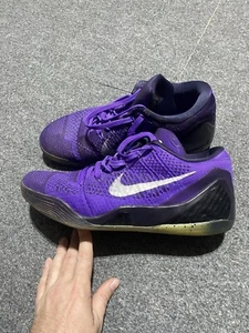 NIKE KOBE IX 9 ELITE LOW MOON WALKER GRAPE BLACK CAVE PURPLE Size US 11.5 - Picture 1 of 10