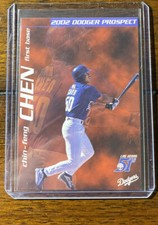2002 Chin-Feng Chen Raleys Supermarket Dodgers Prospect  Las Vegas 51s Rare Card