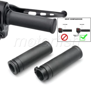 1" 25MM Rubber Hand Grips fit for Harley Davidson Touring Softail Dyna Sportster - Bild 1 von 15