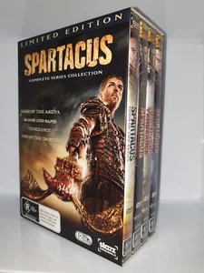 Spartacus Complete Series 1 2 3 Limited Edition Collection DVD 12 Disc Box Set - Picture 1 of 10