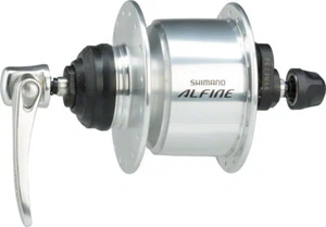 Shimano Alfine DH-S501 Dynamo Front Hub - QR x 100mm, Center-Lock, Silver, 32h - Picture 1 of 1