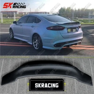 Rear Trunk Spoiler Tail Lip Wing Fits Ford Mondeo Fusion 2013-2020 Unpainted FRP - Picture 1 of 20