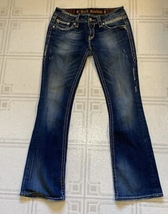 Rock Revival Alanis Stiefel 27 (28 x 31) Damen Denim Jeans Medium Wash - Bild 1 von 13