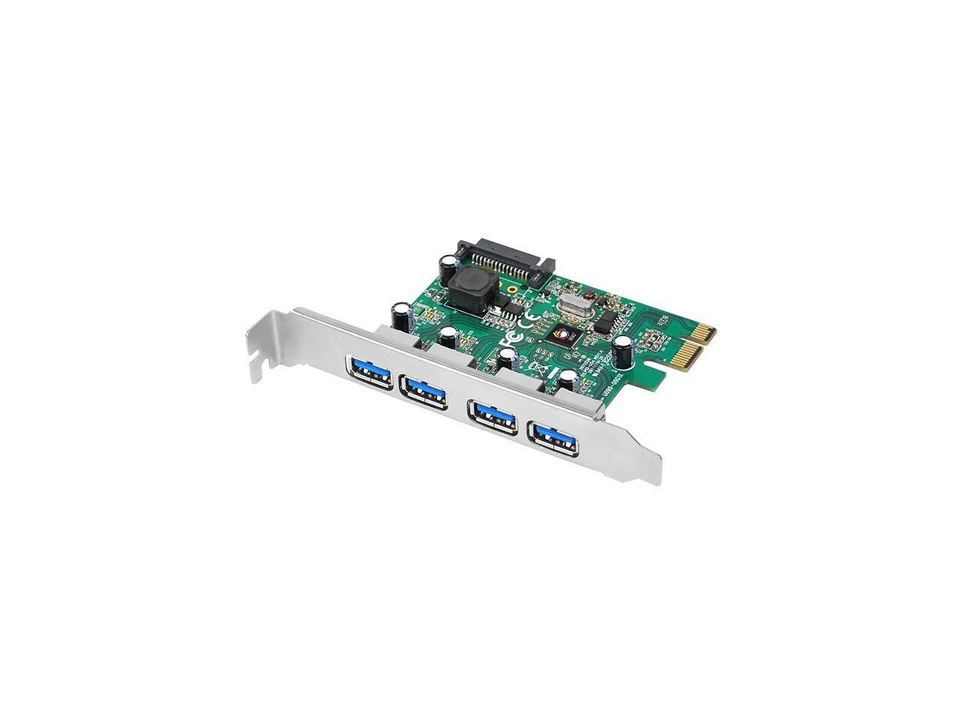 SIIG 4-Port USB 3.0 PCIe Model JU-P40412-S1 - Image 1 of 1