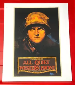 All Quiet On The Western Front Movie/Film Poster Art PICTURE / PRINT 12" x 9.5" - Picture 1 of 4