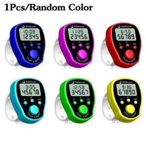 LED Digital Electronic Finger Tally Counter,LED Light Tasbih color C Dhikr F2C8 - Picture 1 of 6