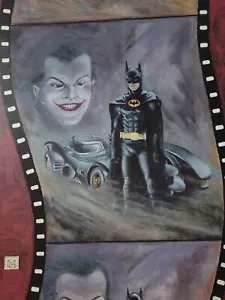 BATMAN 1989 KEATON NICHOLSON BOB KANE FIRMATO A MANO COA 50TH ANN THE LEGEND DC - Foto 1 di 8