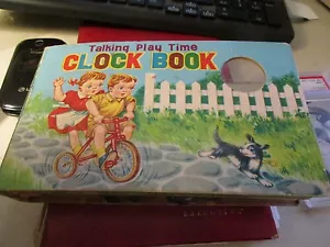 1940er Uhr Buch Kinderbuch über das Lernen, die Zeit zu erzählen. - Bild 1 von 3