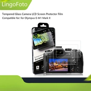 Tempered Glass Camera LCD Screen Protector Film for Olympus E-M1 Mark II - Picture 1 of 7