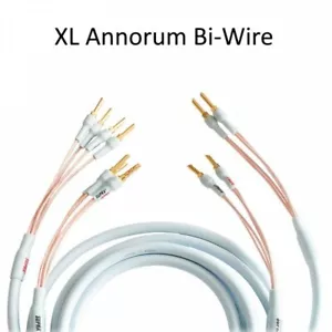 SUPRA XL ANNORUM 2X4m BI-WIRE COMBICON COPPIA CAVI DI POTENZA NUOVI - Imagen 1 de 1