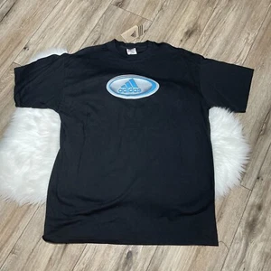 NWT Vintage USA Adidas Mens Short  Sleeve Oval Logo Shirt XL - Picture 1 of 10