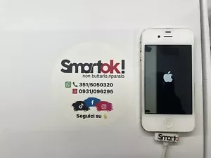 APPLE IPHONE 4 BIANCO USATO iCloud Dimenticato - Foto 1 di 3