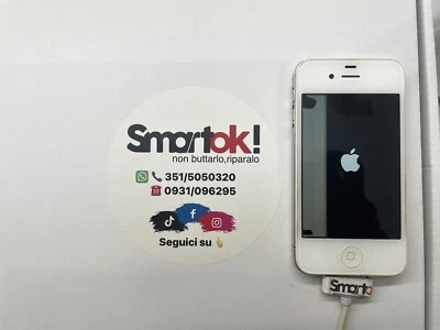 APPLE IPHONE 4 BIANCO  USATO iCloud Dimenticato - Immagine 1 di 3