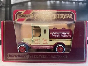 Matchbox Car Models of Yesteryear Y3 1912 Model T Ford Tanker Carnation Farm - Picture 1 of 12
