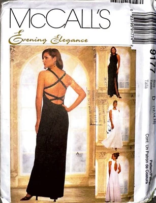 Vintage 90's Y2K Sewing Pattern; McCall’s 9177 Evening Dress – Sizes 12, 14, 16  - image 1 of 4
