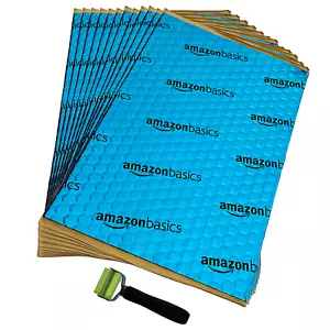 Amazon Basics 100 Mil Sound Deadener Tür Kit 12 SQ FT 12 Blatt mit Pro Roller - Bild 1 von 1